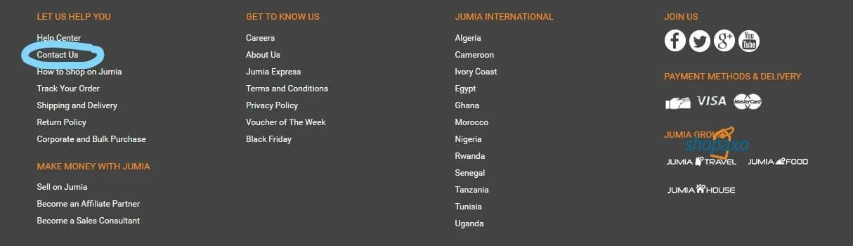 jumia kenya contacts one