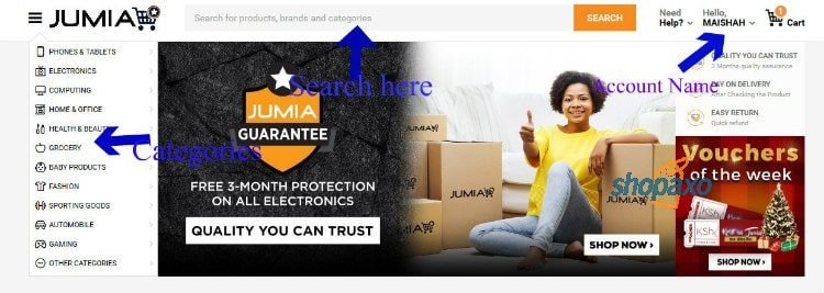 how to place an order on Jumia 2