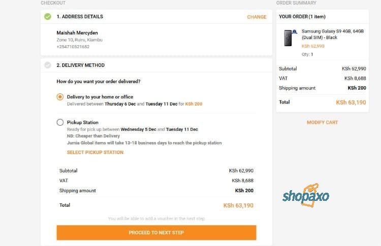 how to place an order on Jumia 5