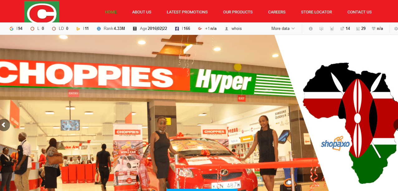 Supermarkets in Kenya; Branches and Contacts. ShopaXo