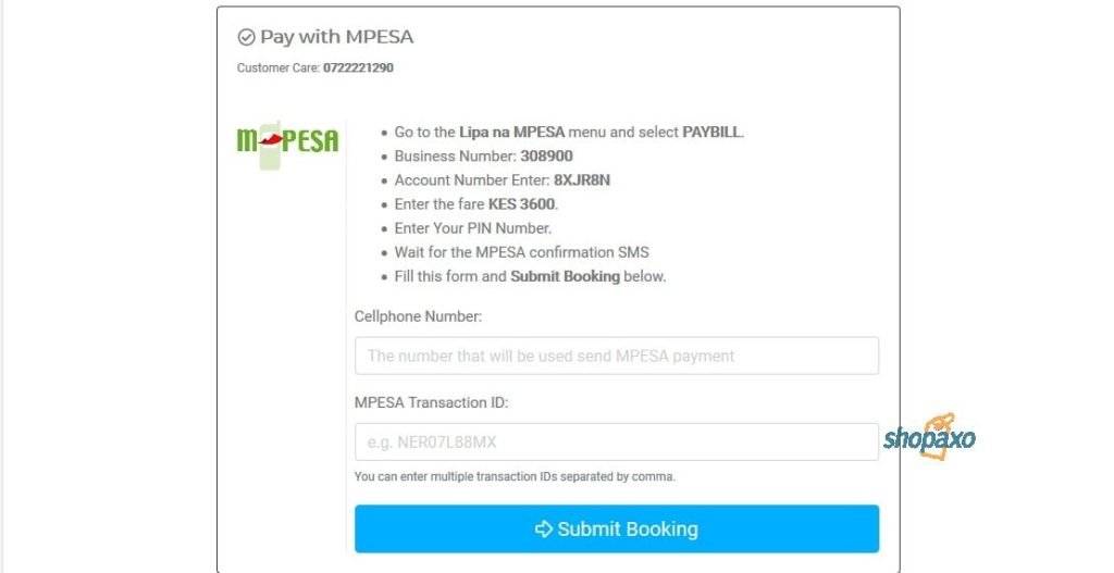 Mpesa payment