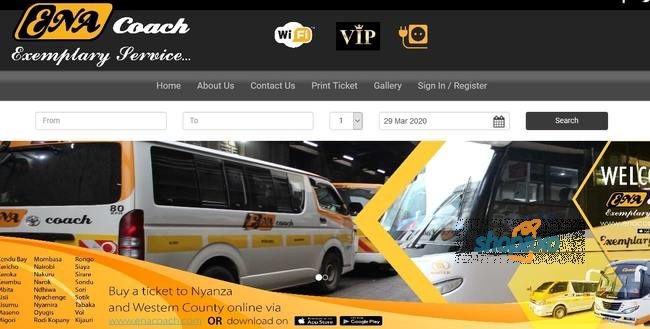 Ena Coach Online booking